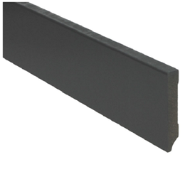 MDF Moderne plint 90x15 zwart voorgelakt RAL 9005