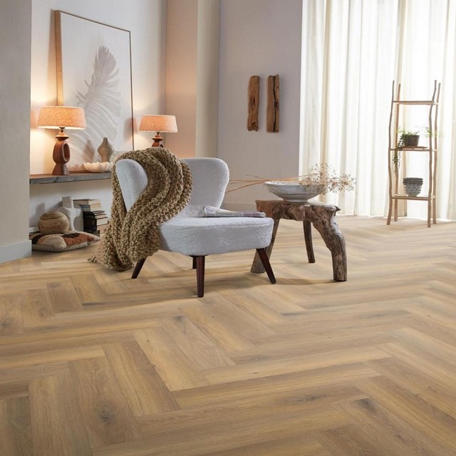 Marquant Visgraat Laminaat Eiken 665x133x8mm 4V