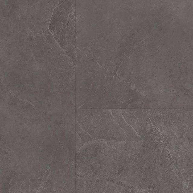 Cortina Elegance dark grey klik pvc tegel 914x455x7mm 0,55 (met geïntegreerde ondervloer)