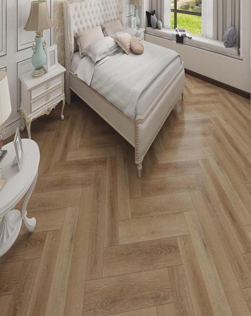 Stech Klik PVC vloer Visgraat EIR 745x145x5mm 0,55 Seberg Oak #