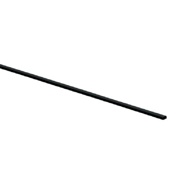 PVC Bies 2,3 x 5 mm x 100 cm zwart