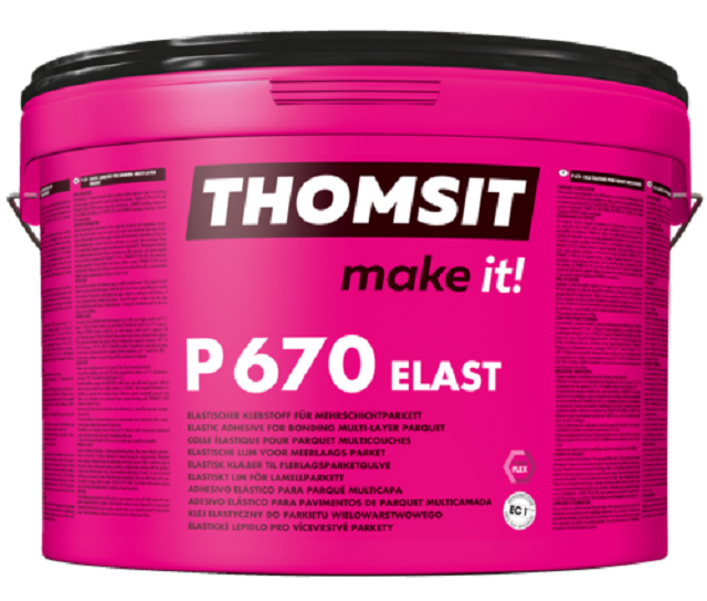 P670 Elastische lijm voor parket 18kg